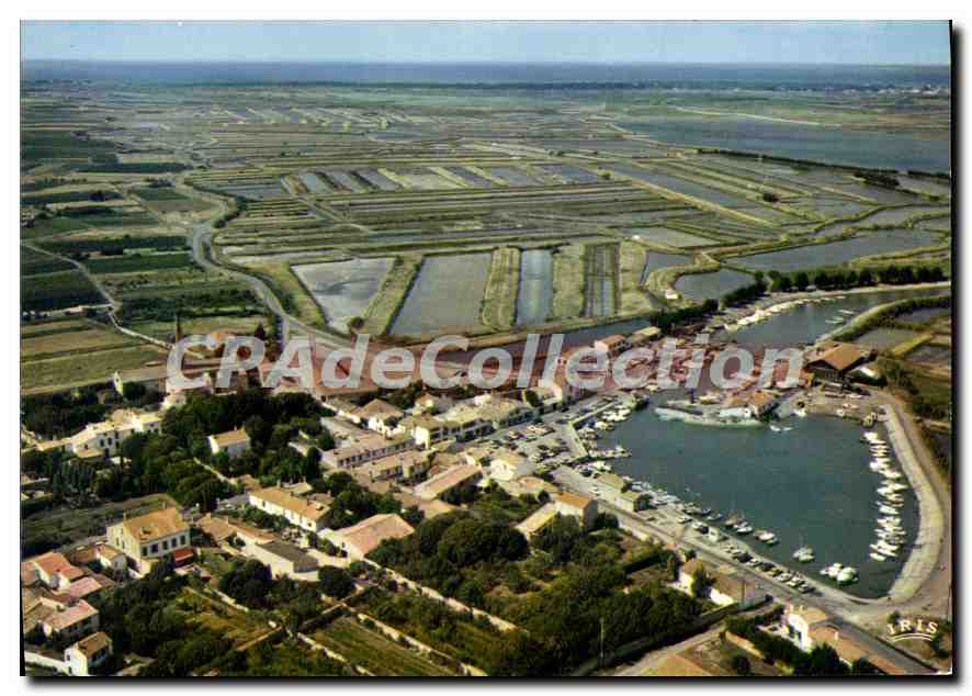 Ile de Ré (17) — Vue générale du Port d'Ars en Ré et des Marais Salants — Éditions Réunies, Panazol