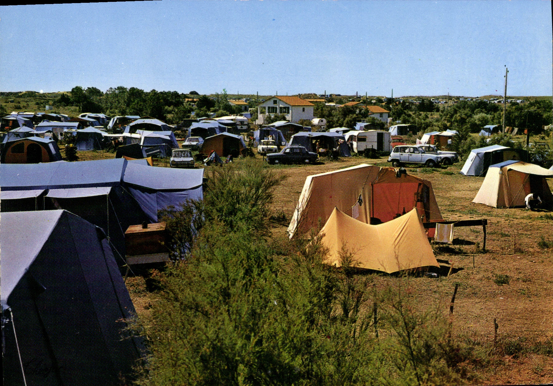 CPSM Ile De Re Camping Le Suroit Le Bois Plage