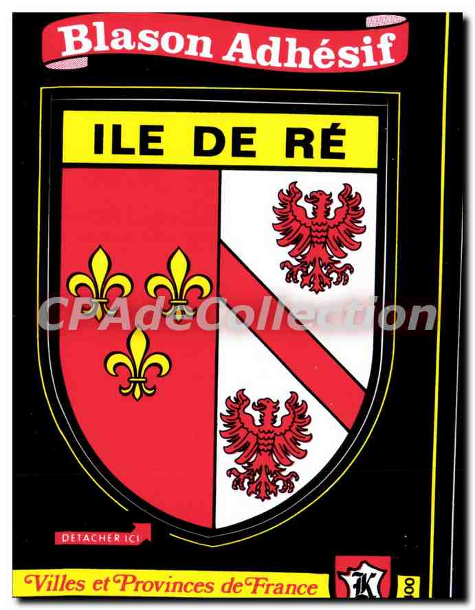 Blason de l'Île de Ré — Blason Adhésif — KROMA