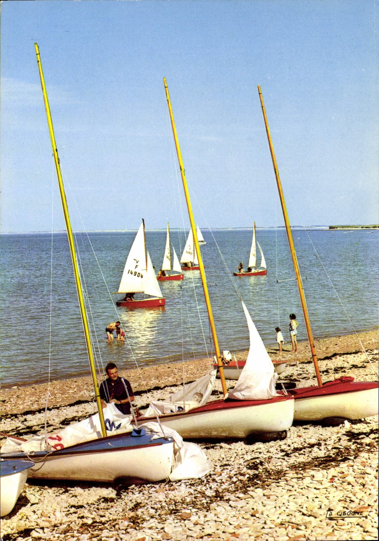 Ile de Ré — École de Voile à la Flotte — Éditions La Cigogne