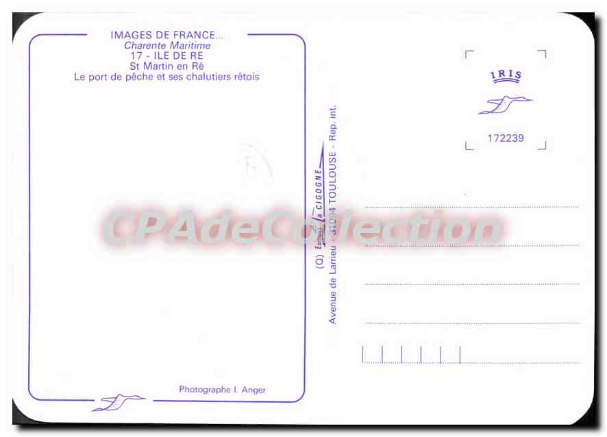 CPSM Ile De Re St Martin En Re Le Port De Peche Et Ses Chalutiers Retois Morgaric — Back