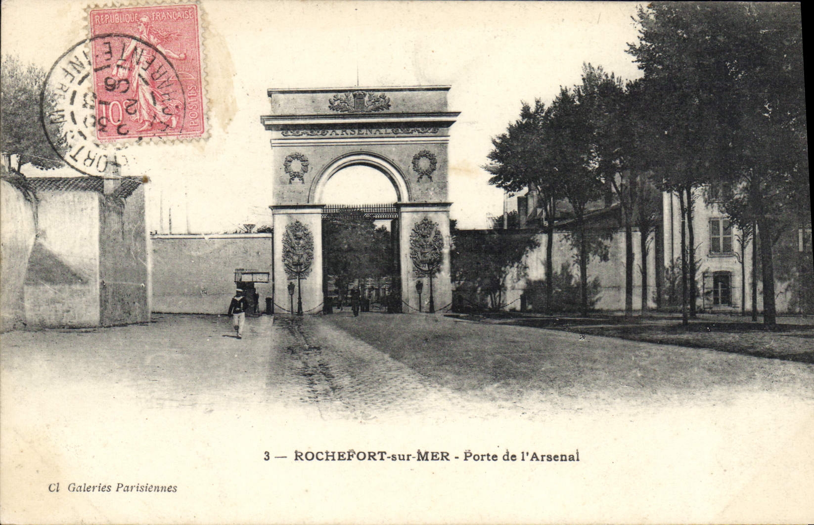 CPA Rochefort Sur Mer Porte De I'Arsenal