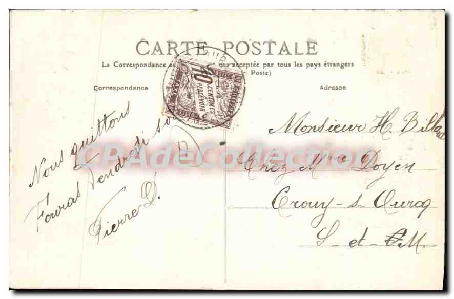 ROCHEFORT-sur-MER — Le Pont Transbordeur de Martrou — L. C. — Verso