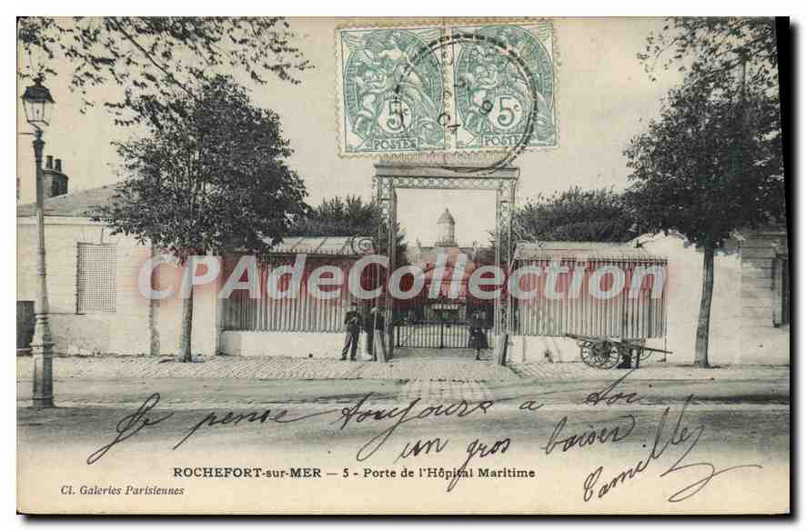 CPA Rochefort Sur Mer Porte De I'Hopital Maritime