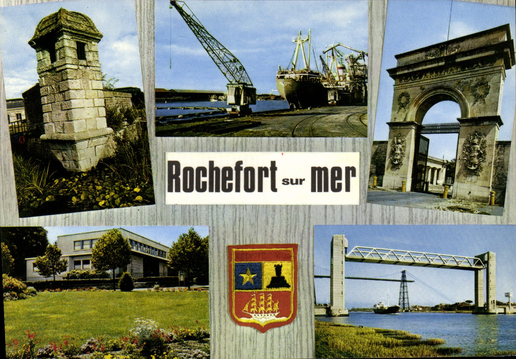 CPSM Rochefort L'Echauguette Le Port La Porte Du Soleil