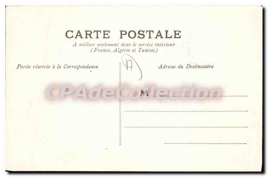 La Rochelle — Le Cèdre — L. C. — n°123 — Verso