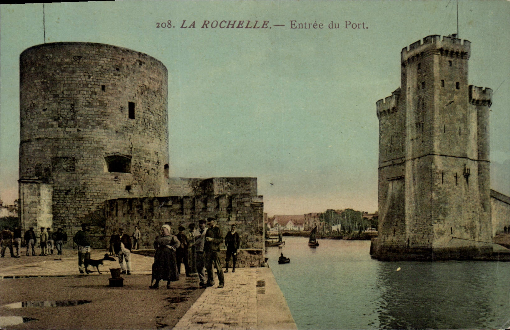 CPA La Rochelle Entree Du Port