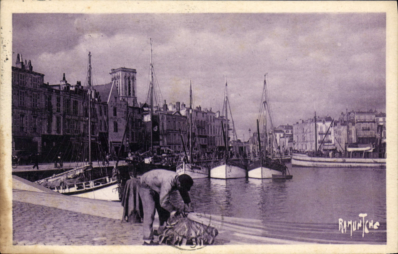 Port de La Rochelle — pêcheurs et voiliers — Ramunche