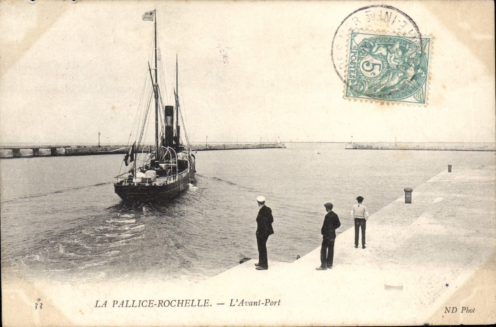 CPA La Pallice Rochelle L'Avant Port