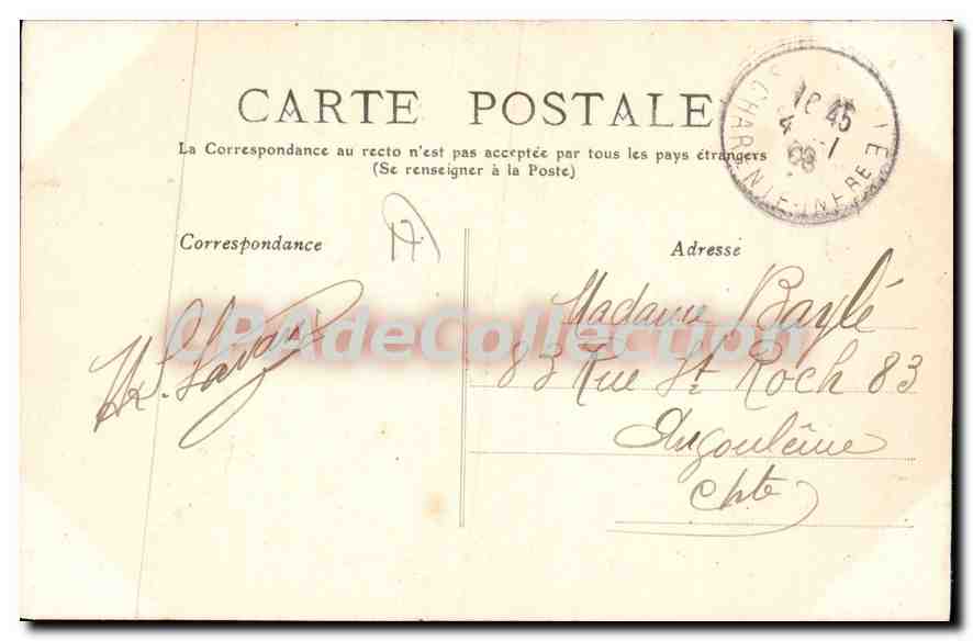 La Rochelle — Porte Dauphine — éditeur anonyme, n° 49 — Verso