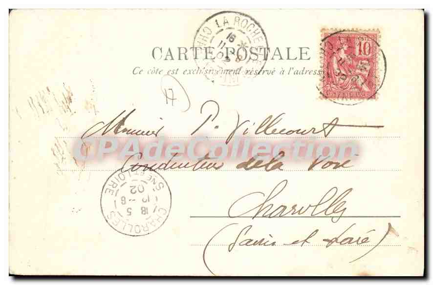CPA La Rochelle Entree Du Port — Rückseite