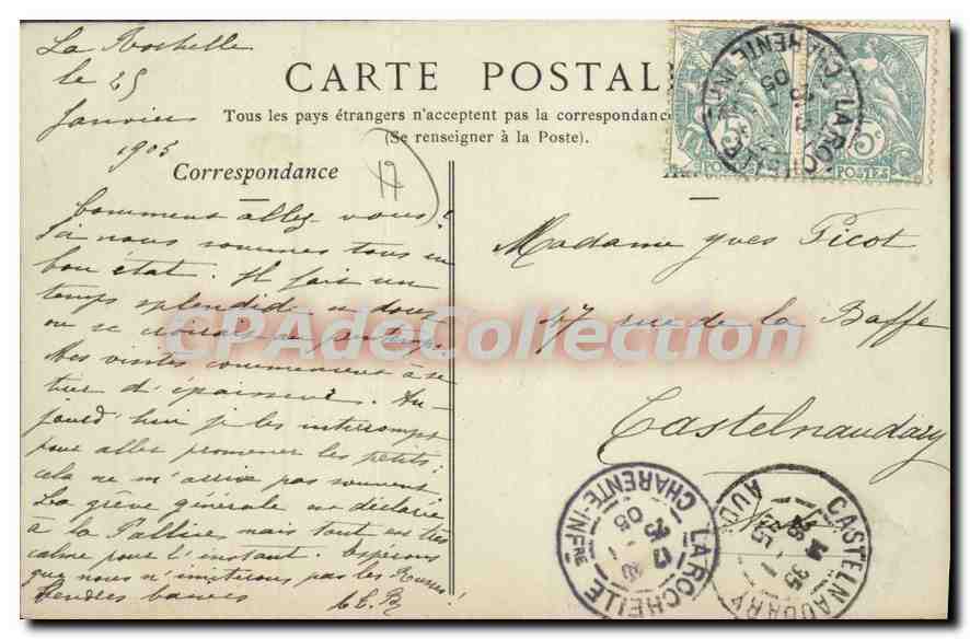 LA ROCHELLE — Le Mail — Collections ND Phot n°176 — Rückseite