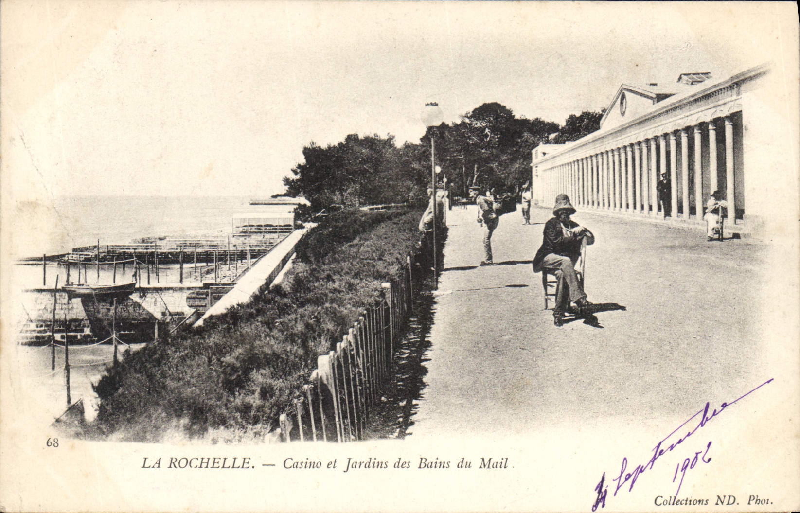 LA ROCHELLE — Casino et Jardins des Bains du Mail — Collections ND. Phot. n°68