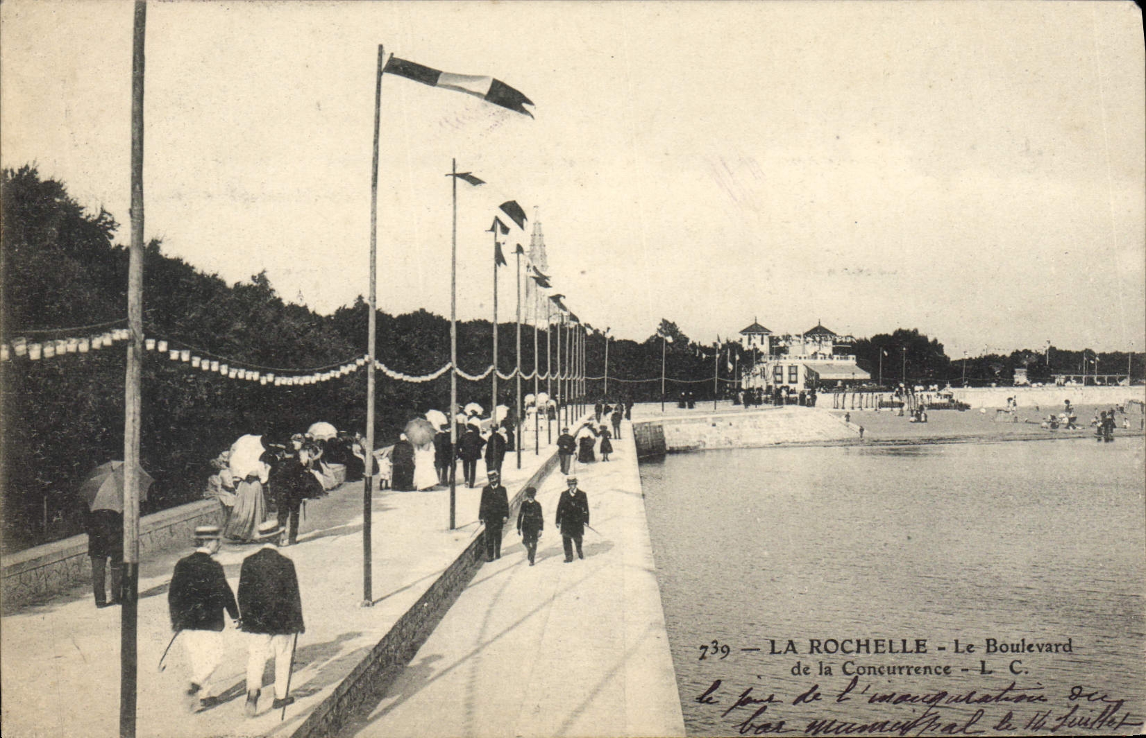 CPA La Rochelle Le Boulevard De La Concurrence