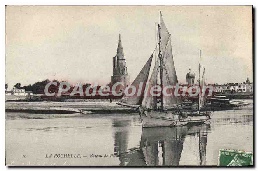 CPA La Rochelle Bateau De Peche