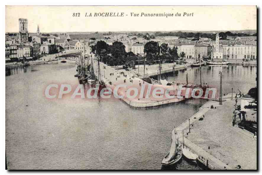 CPA La Rochelle Vue Panoramique Du Port