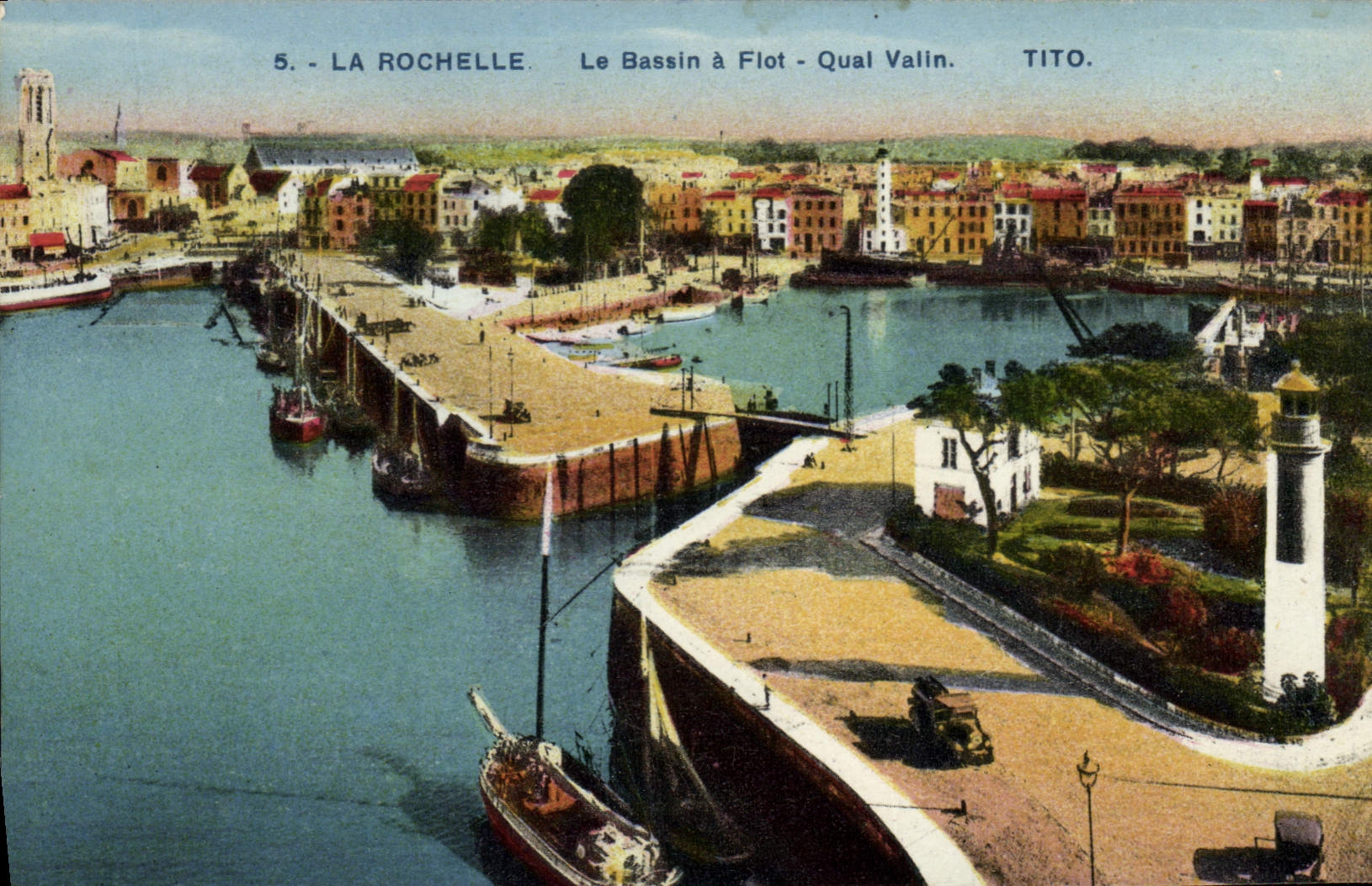 La Rochelle - El muelle marino - Qual Valin — TITO, editor n°5