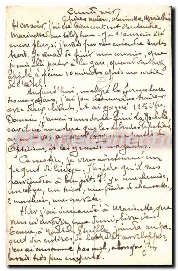 La Rochelle - El muelle marino - Qual Valin — TITO, editor n°5 — Reverso