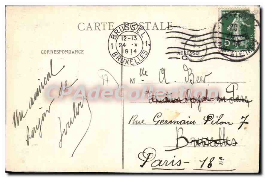 La Rochelle - Le Casino Municipal — CPAdeCollection, n° 1447 — Back