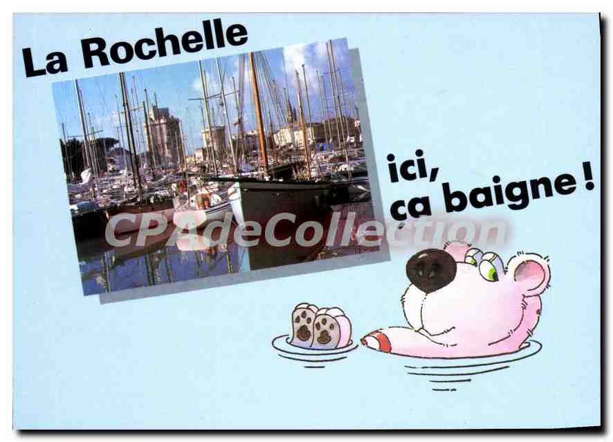 CPSM La Rochelle Ici Ca Baigne