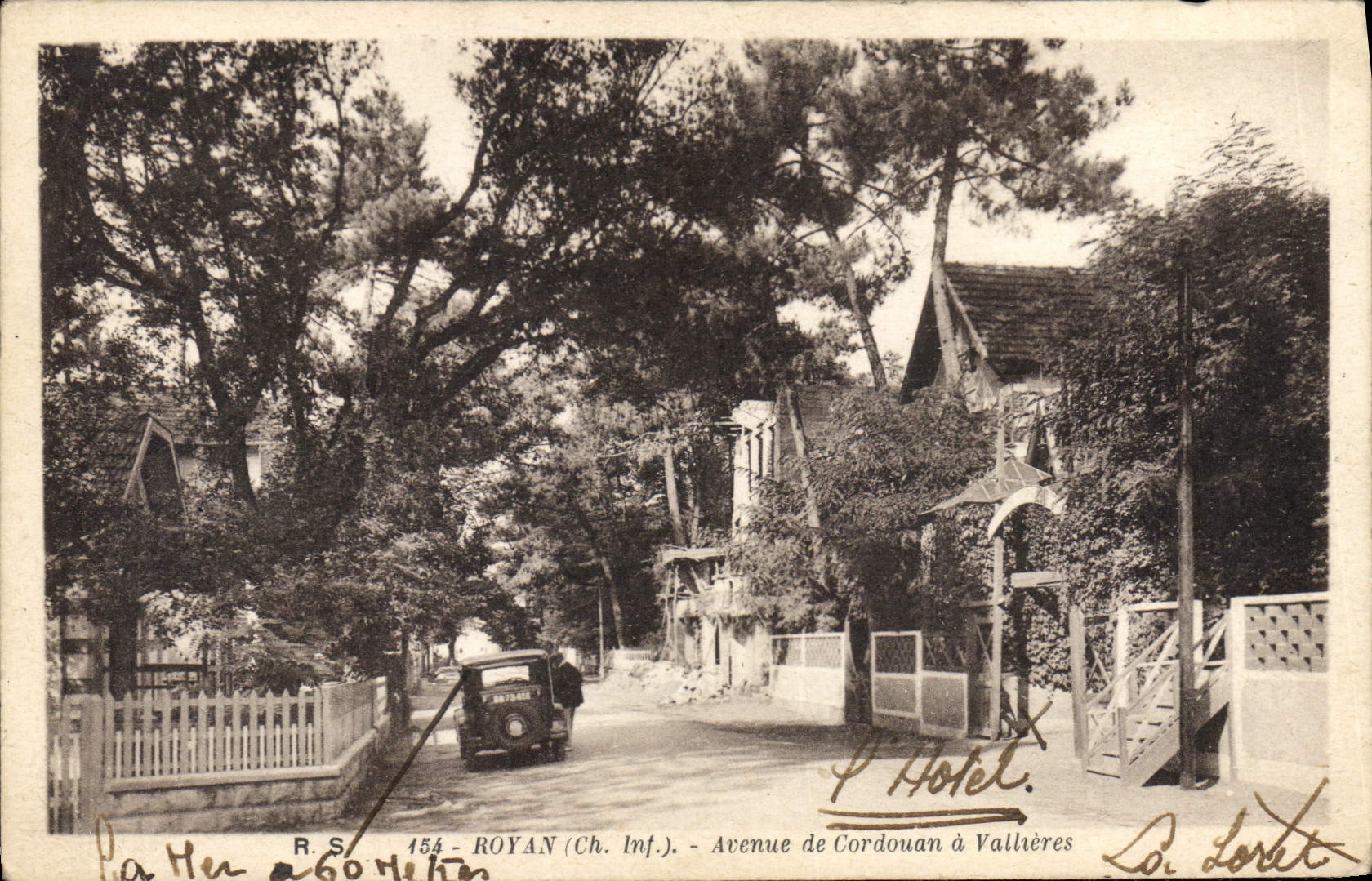 Avenue de Cordouan à Vallières — Royan (Ch. Inf.) — R.S. 154