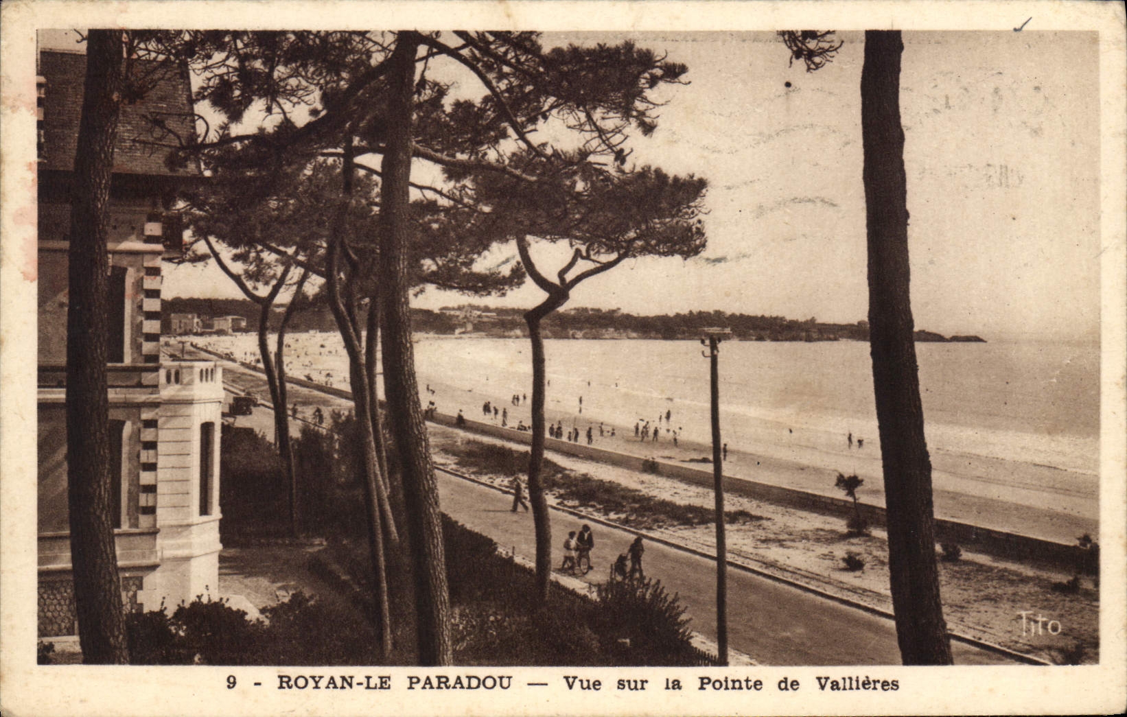 Royan-Le Paradou — Vue sur la Pointe de Vallières — Tito