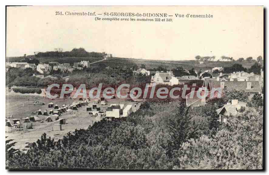 St-Georges-de-Diddonne — Overview View — F. Braun, photo-publisher, Royan