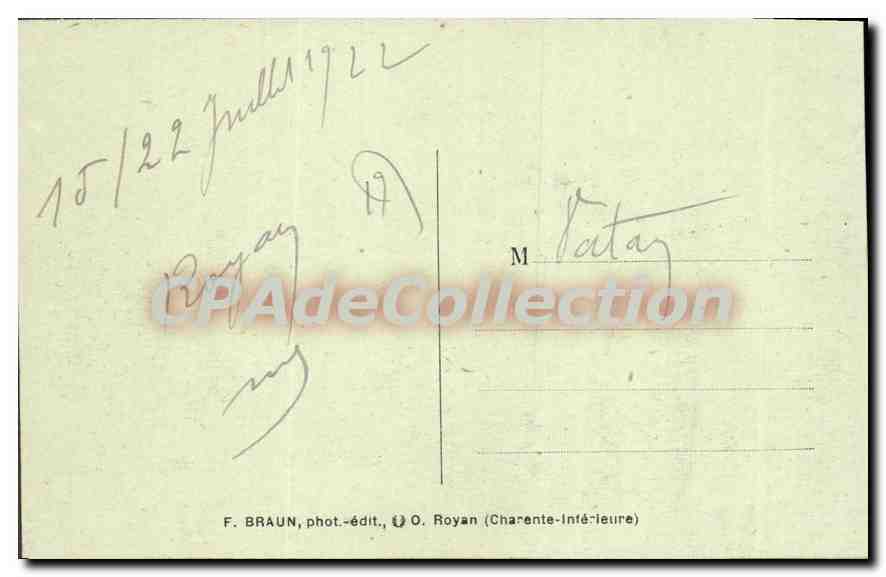 St-Georges-de-Diddonne — Overview View — F. Braun, photo-publisher, Royan — Back