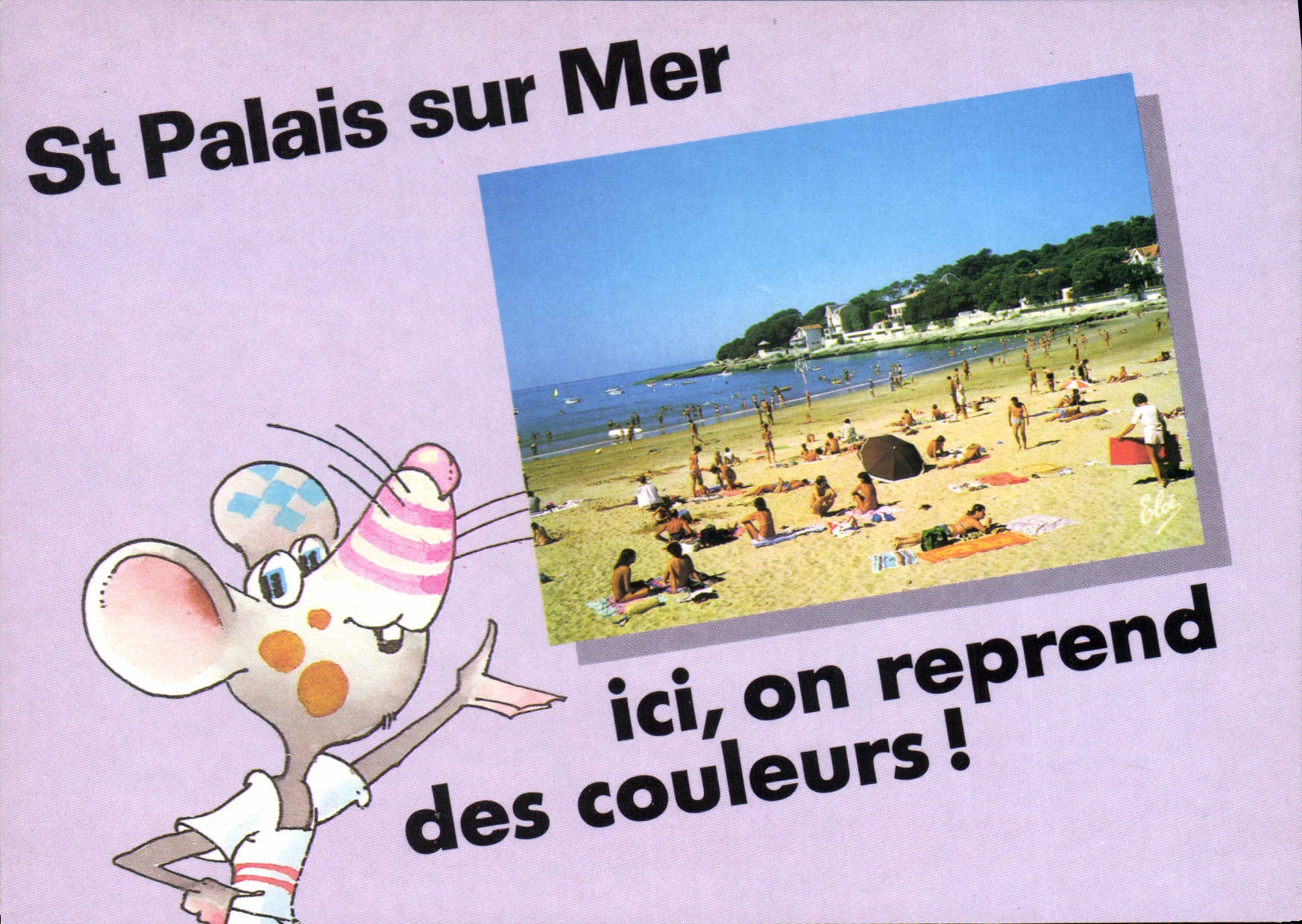 St Palais sur Mer — plage animée — Éditeur Elcé, n° 17 3218