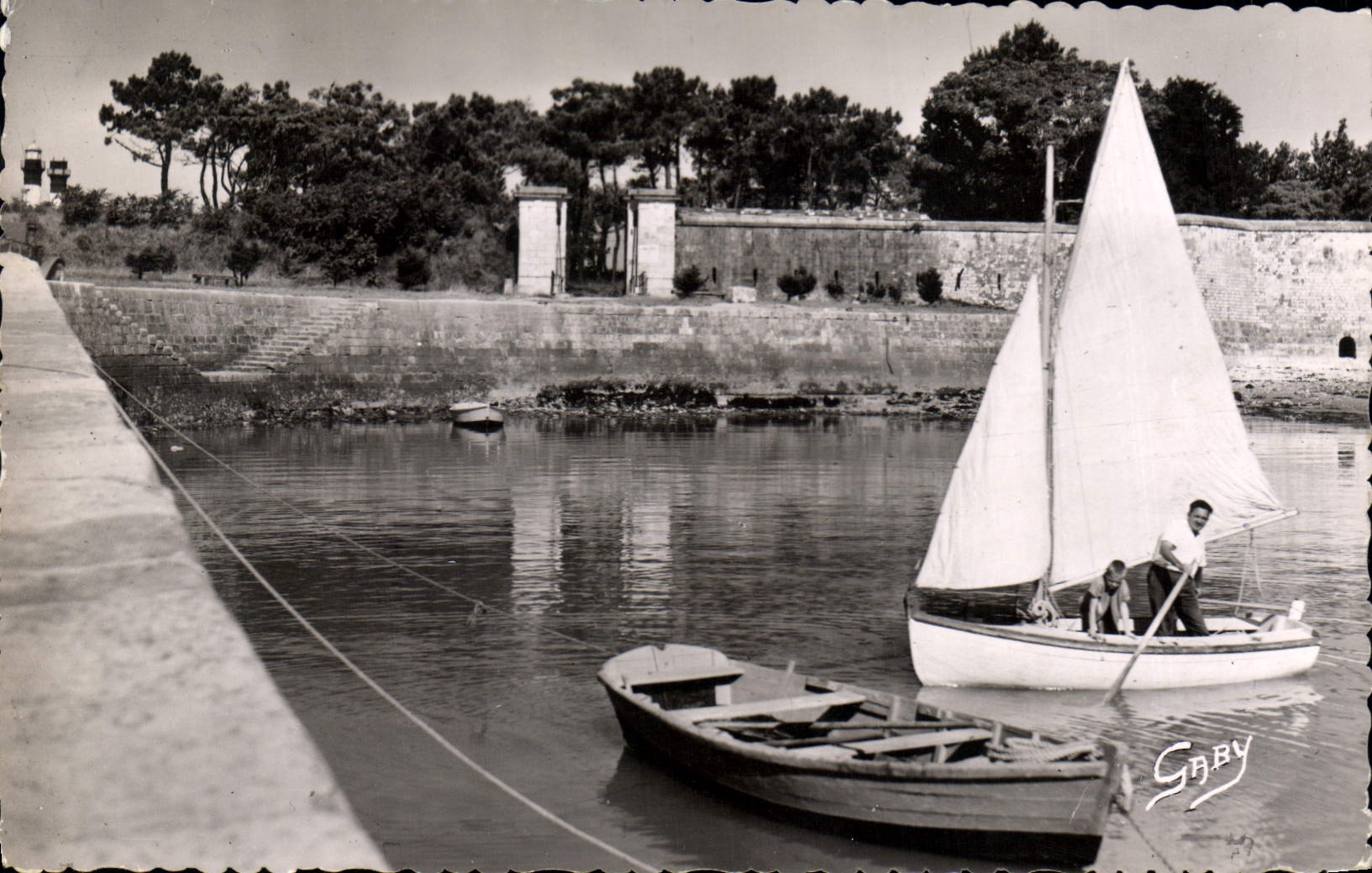 CPA Ile D'Aix Porte Vauban Entree Du Bourg