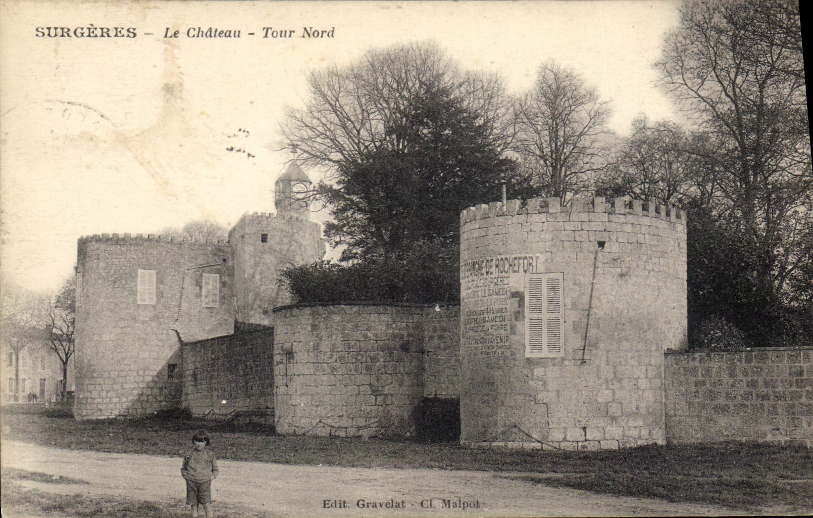 CPA Surgeres Le Chateau Tour Nord