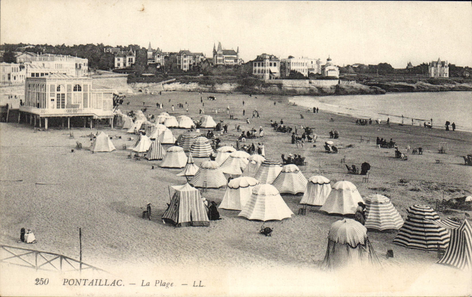 PONTAILLAC — La Plage — LL. — Éditeur LL, n° 250