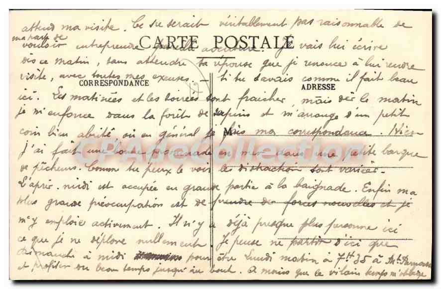 Le Chapus - Promenade en Seudre - R.B.L.R. — Verso