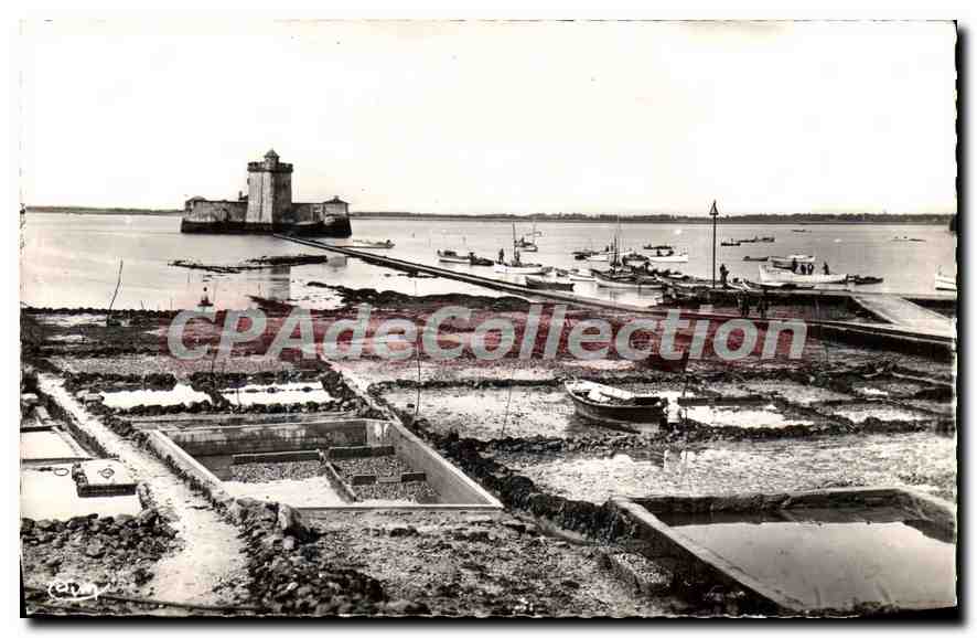 Le Chapus (Charente-Maritime) — Vue sur le Fort - Les Parcs à Huîtres — Combière (S.-et-L.)