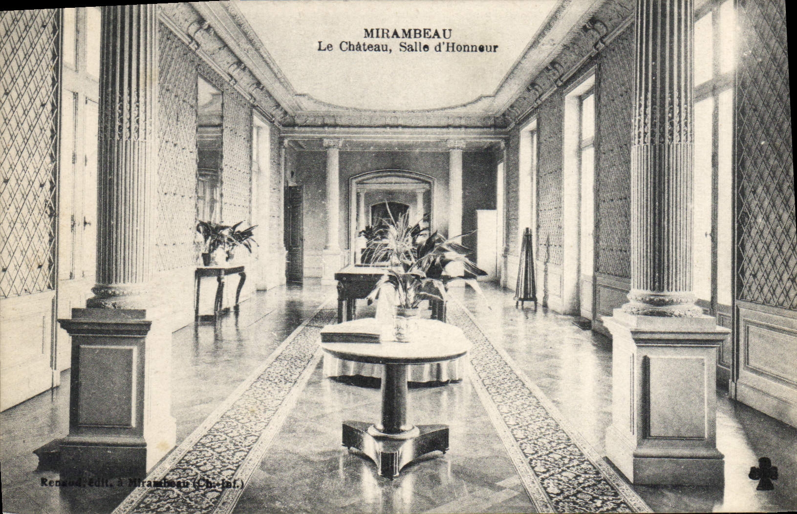 CPA Mirambeau Le Chateau Salle D'Honneur