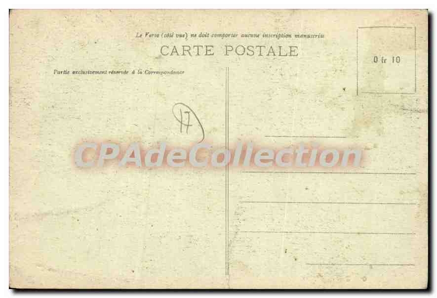 CPA Etaules L'Hotel De Ville — Rückseite