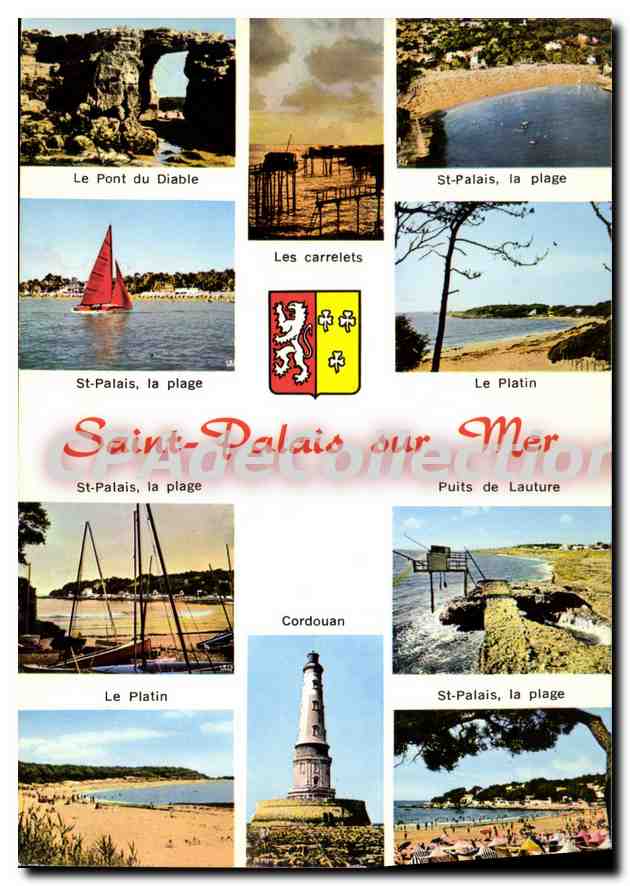 Saint-Palais-sur-Mer — vue panoramique — Éditions Théolac, n° A 17/154 - Recto