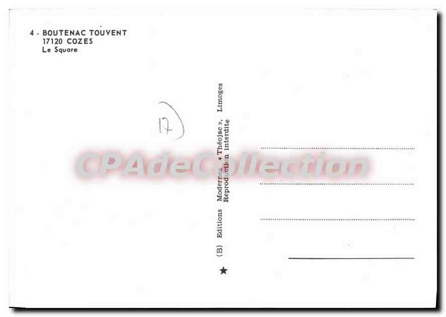 Boutenac Touvent — Le Square — Éditions Théo Jac, Limoges — Reverso