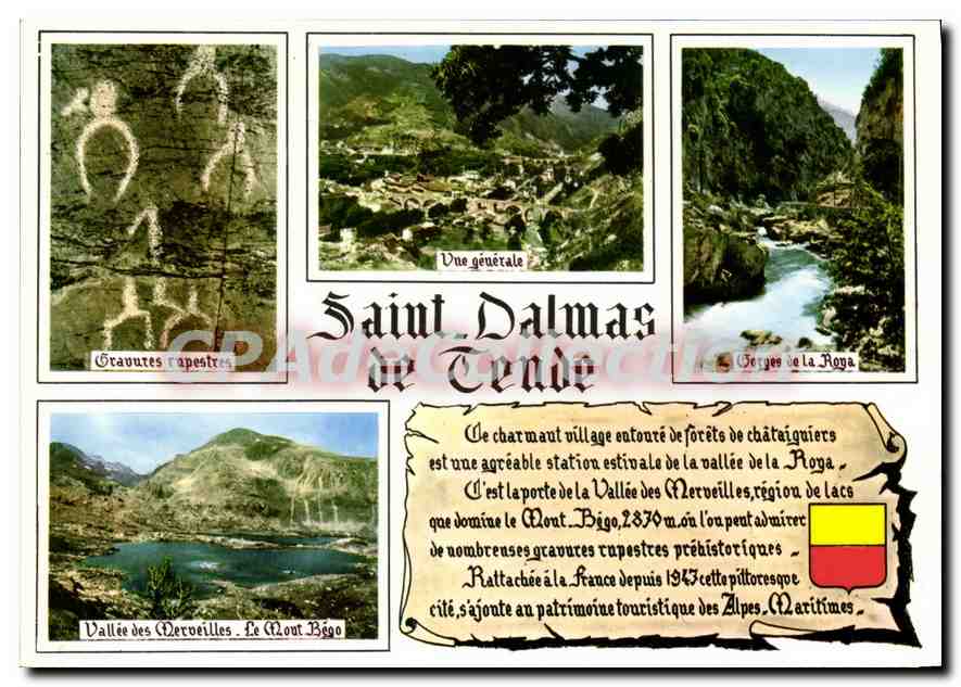 CPSM Saint Dalmas De Tende