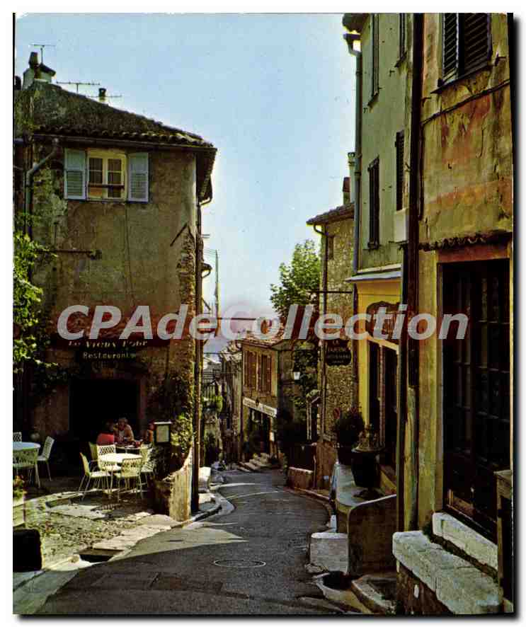 CPSM Haut De Cagnes Montée De La Bourgade