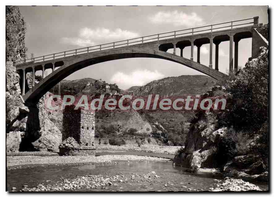 CPSM Daluis Le Pont De La Faye Et Le Haut Village