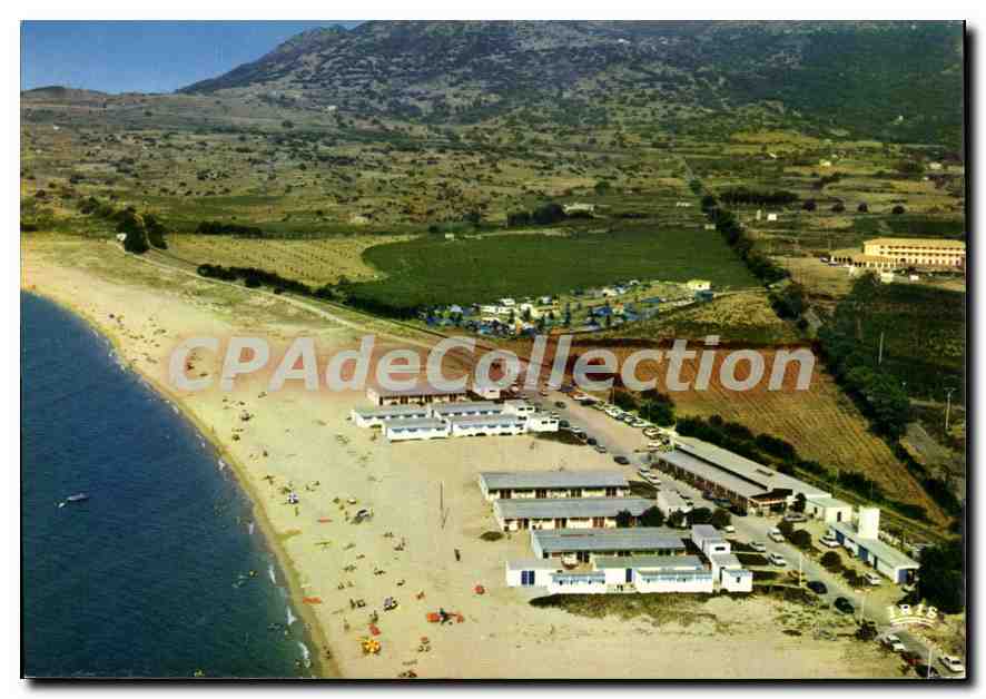 CPSM Ile De Beaute Algajola Vue Generale plage AREGNO bar restaurant escale