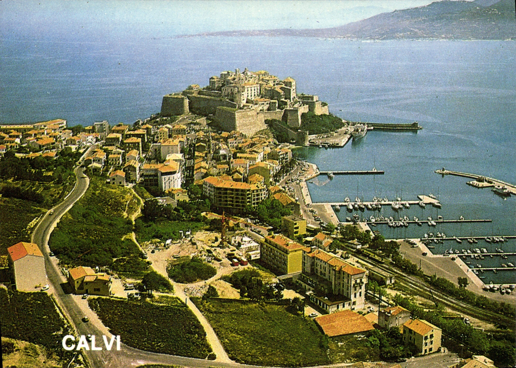 Calvi — Vue générale de la ville et du port — Société d'Agences et de Diffusion