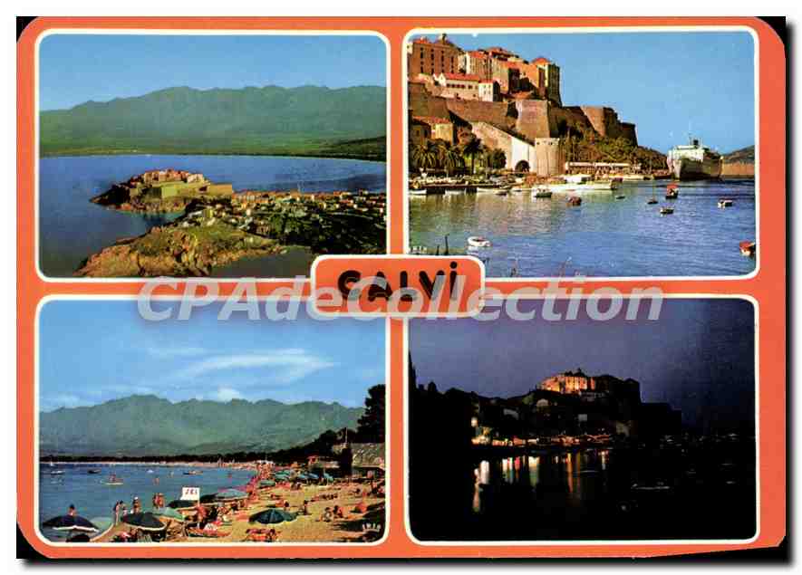 Calvi — vue panoramique — S.A.D. Route du Virage, Ajaccio