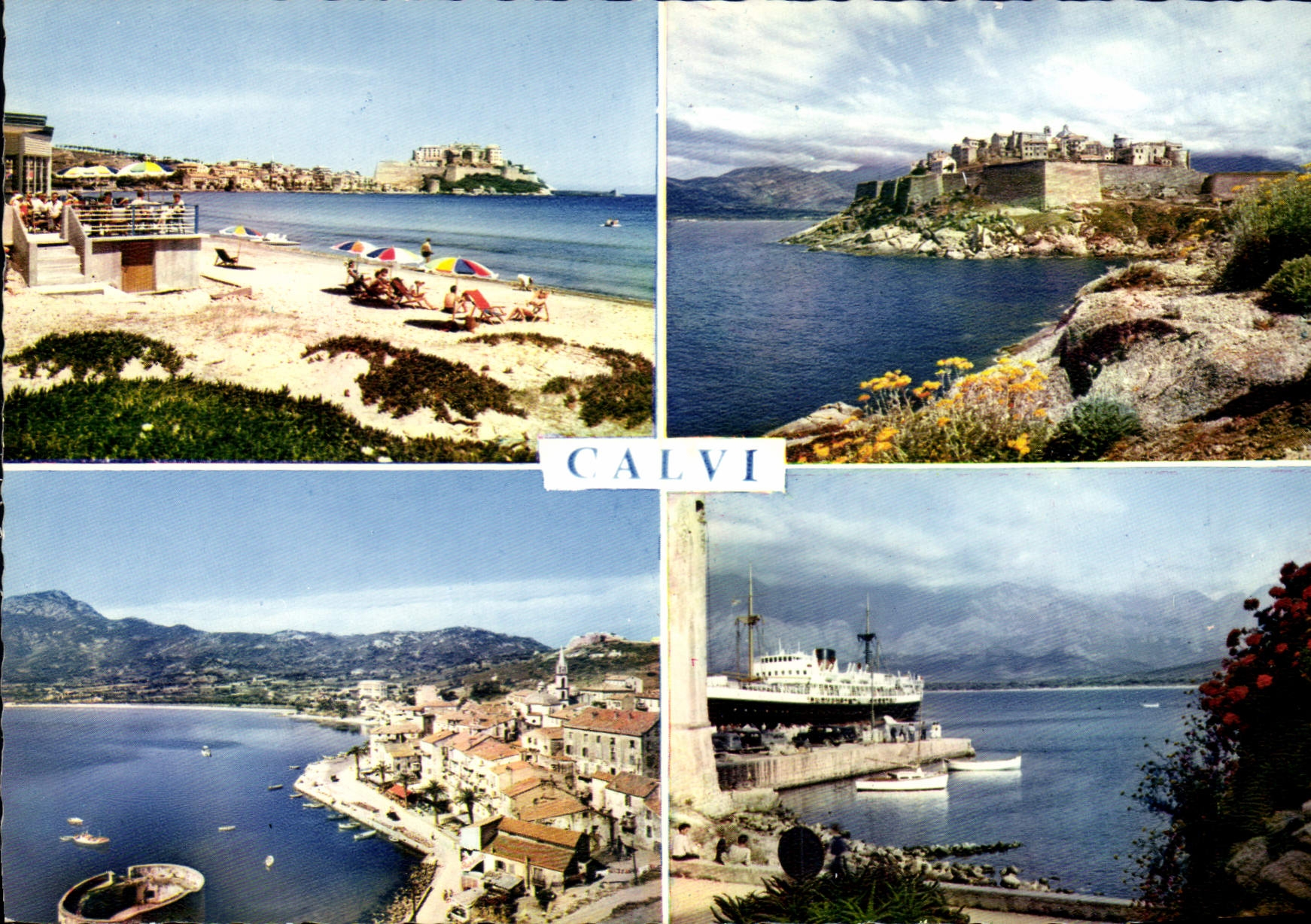 Calvi — vue panoramique et port — Éditions & Lith. Citégogue - Anverso