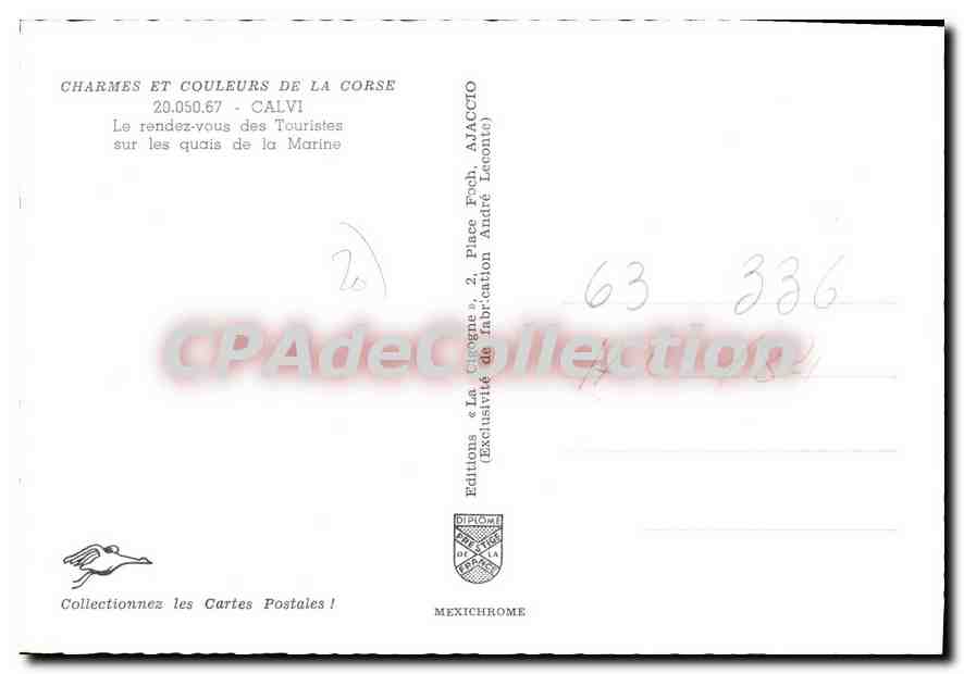 Calvi — Quais de la Marine — Éditions Diplôme — Reverso