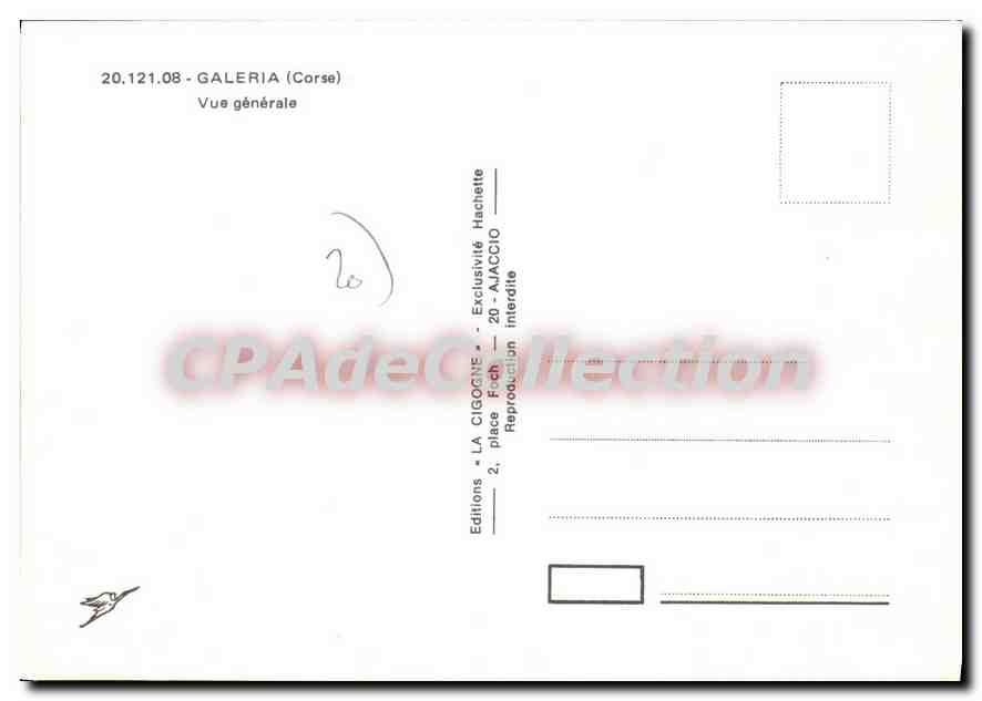 CPSM Galeria Vue Generale — Verso