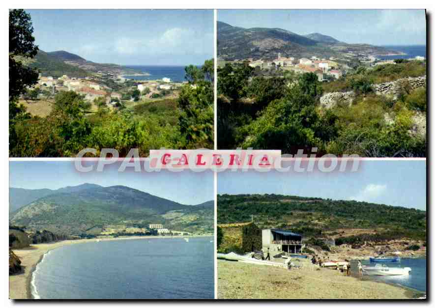 CPSM Galeria Divers Aspects Du Village Et De La Plage