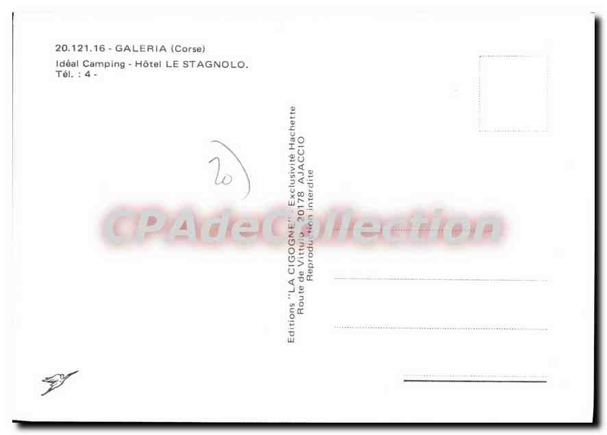 CPSM Galeria Ideal Camping Hotel Le Stagnolo — Verso