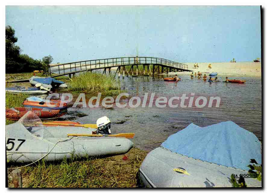 CPSM Marine de Caprone Ghisonaccia La passerelle